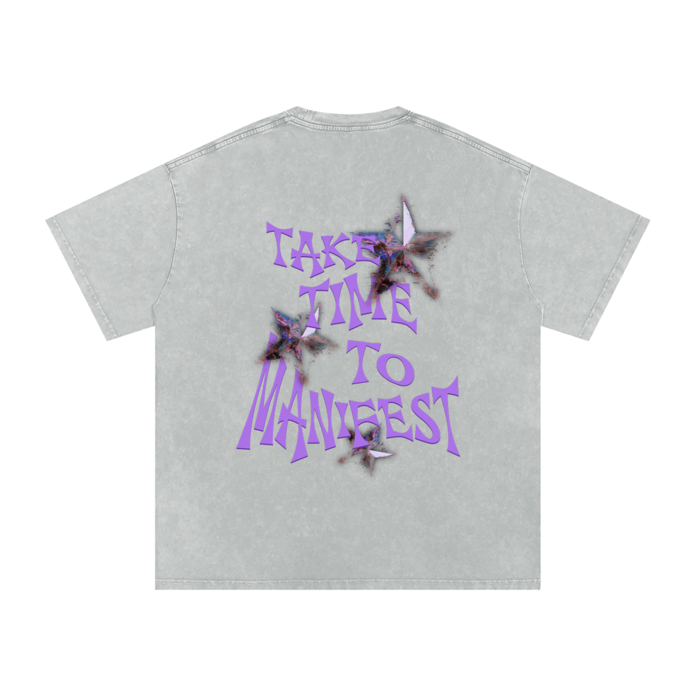 Acid Wash Oversize Graphic Tee - Manifest