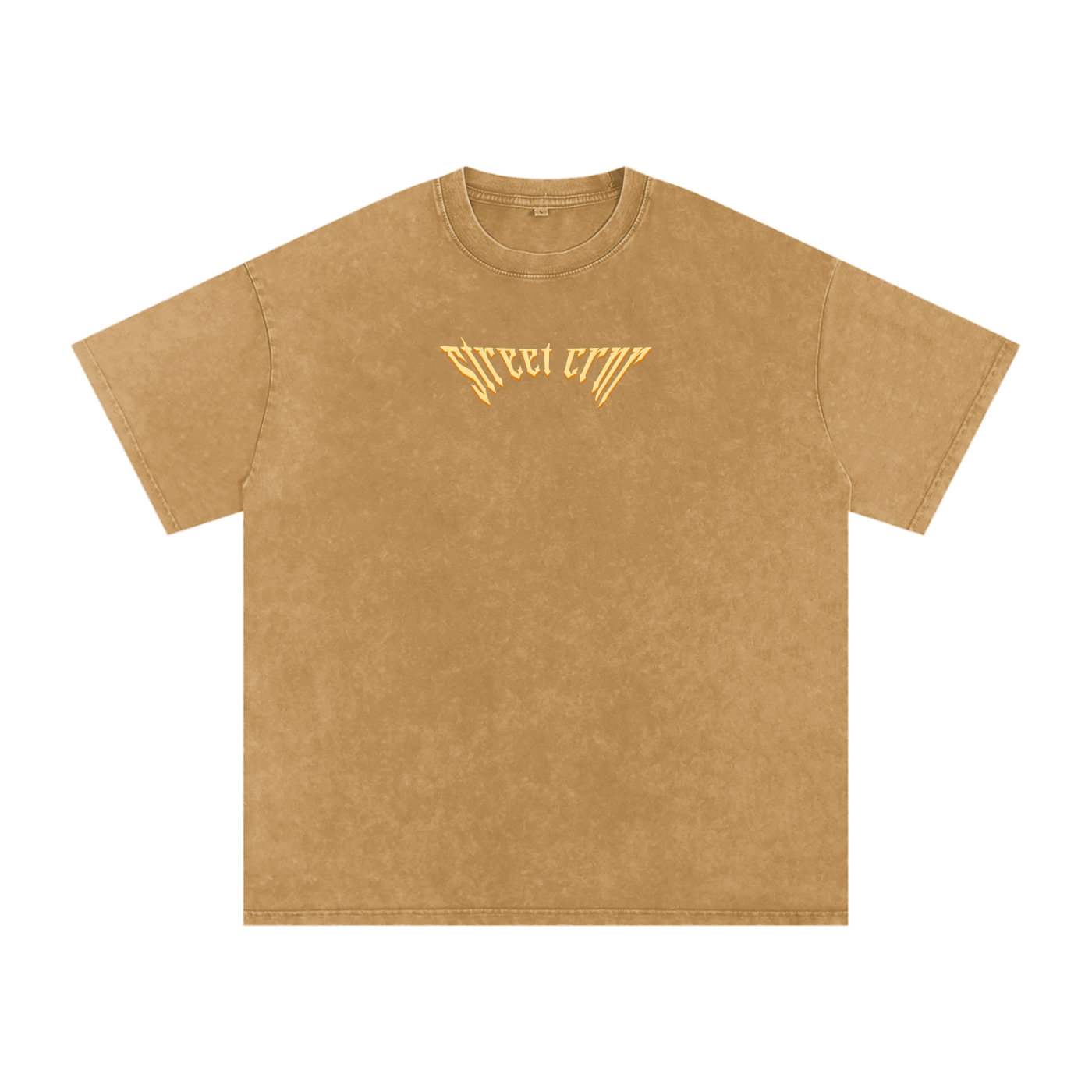 Acid Wash Oversize Graphic T-Shirt - serenity