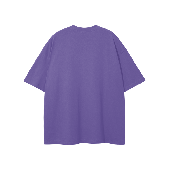 Purple t-shirt on a white background