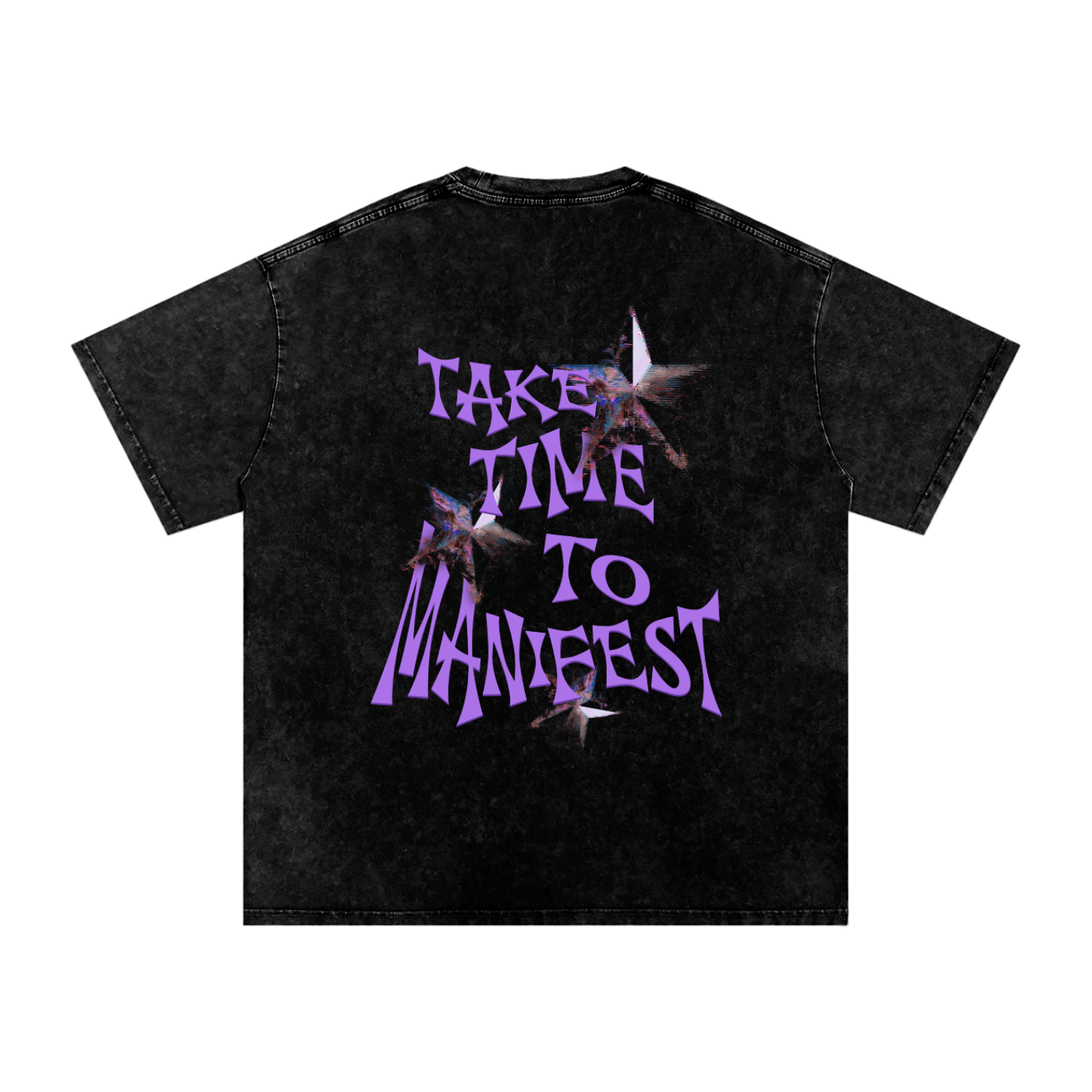 Acid Wash Oversize Graphic Tee - Manifest