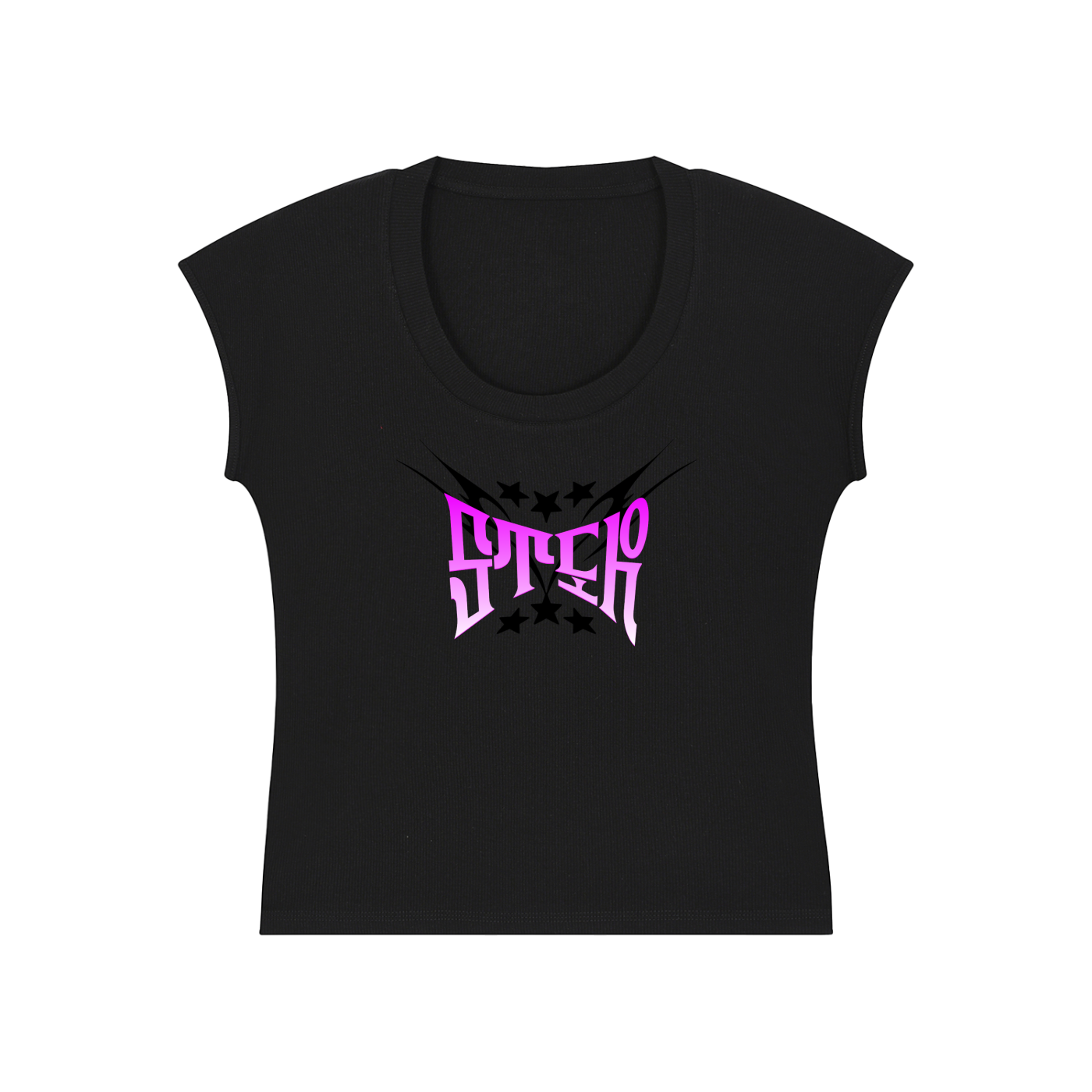Essential Bodycon Graphic T-Shirt - Stcr