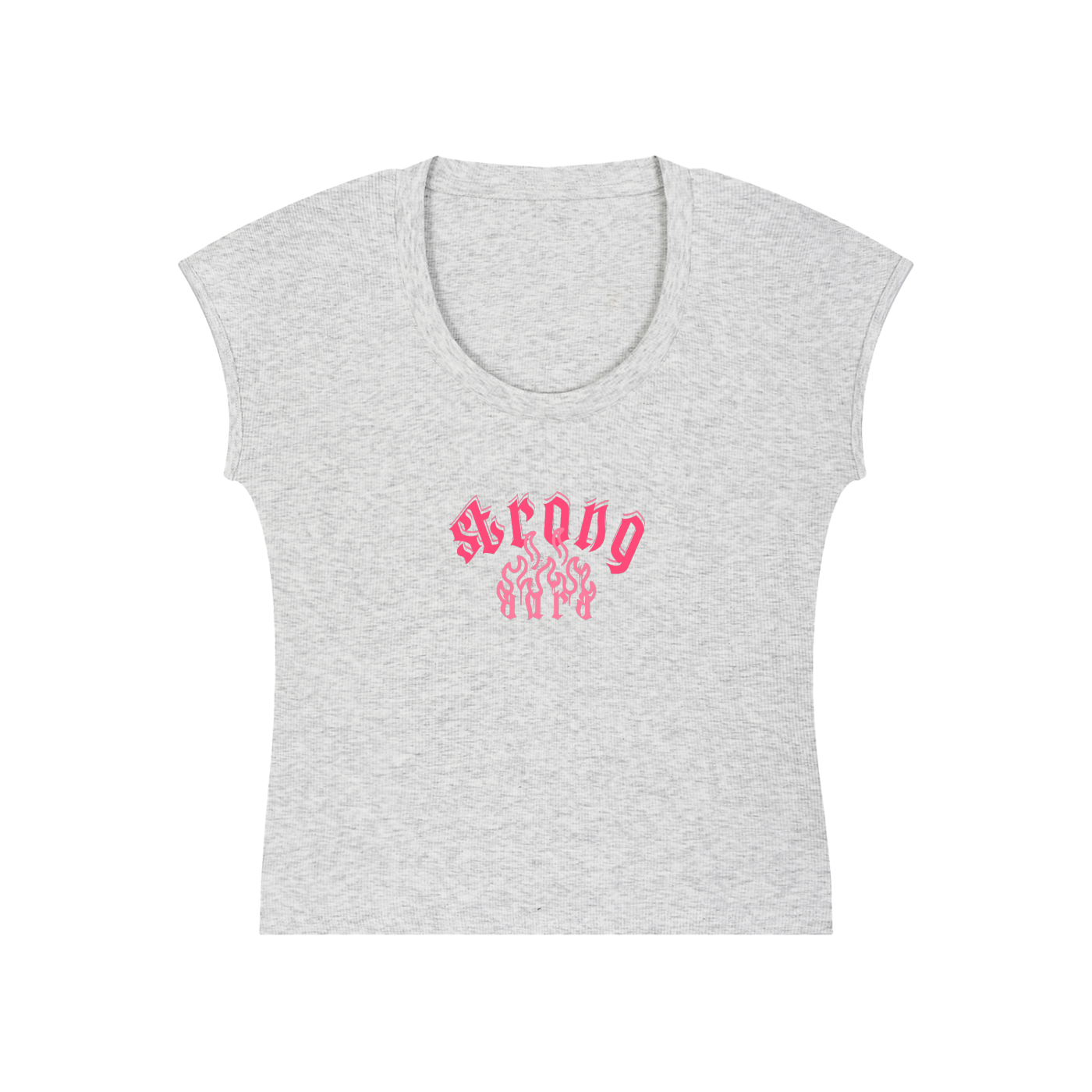 Essential Bodycon Graphic T-Shirt - Strong Aura