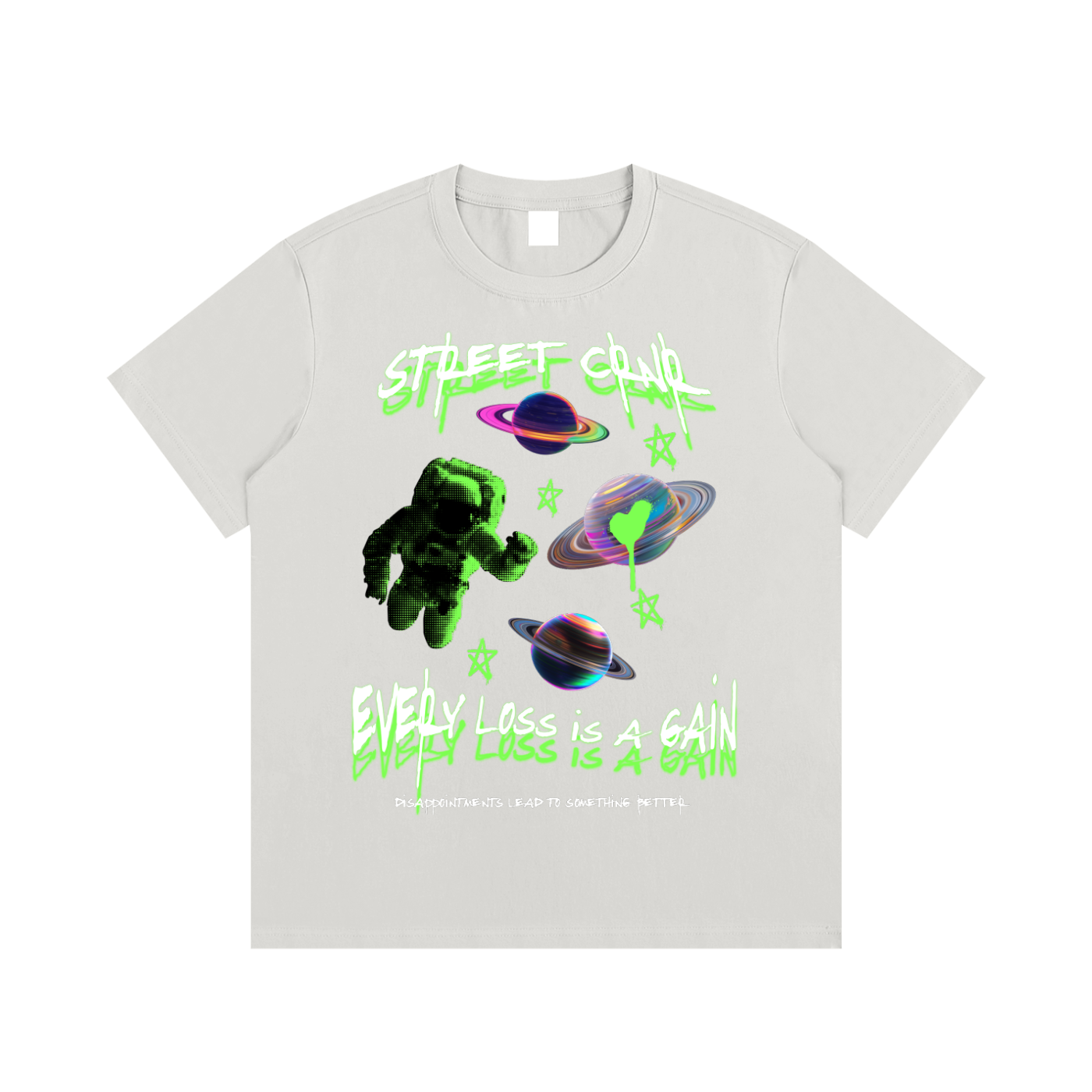 Essential Cotton Graphic T-Shirt - Every Loss Is A Gain