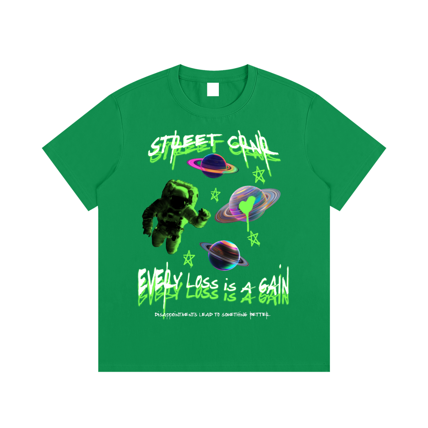 Essential Cotton Graphic T-Shirt - Every Loss Is A Gain