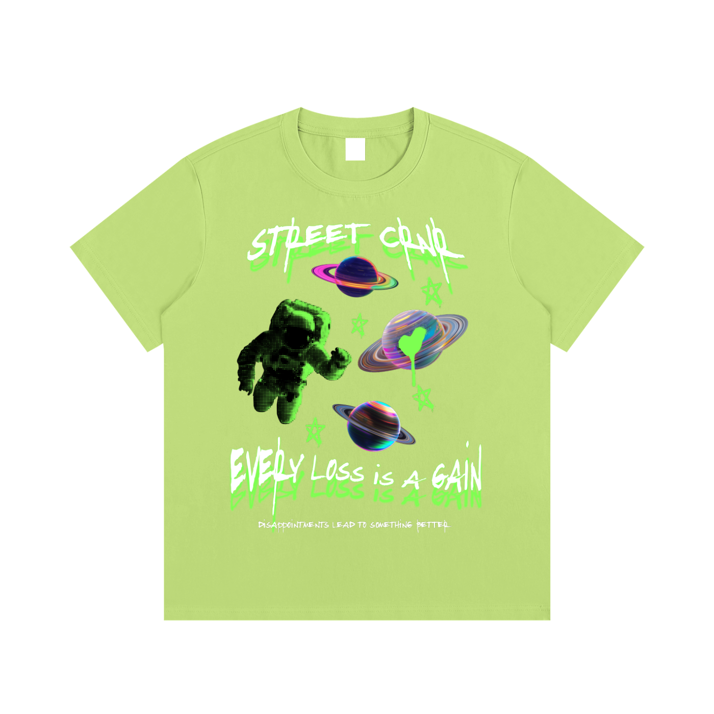 Essential Cotton Graphic T-Shirt - Every Loss Is A Gain