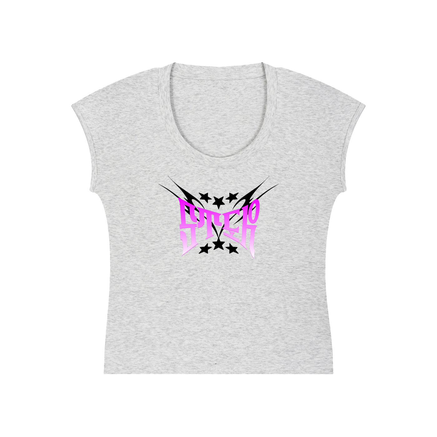 Essential Bodycon Graphic T-Shirt - Stcr