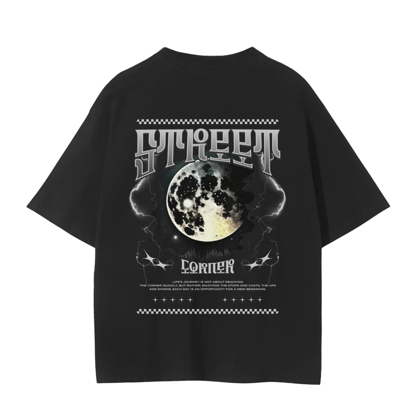Seamless Tee with Graphic - 230 GSM
