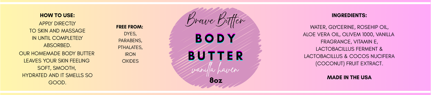 Body Butter - vanilla haven