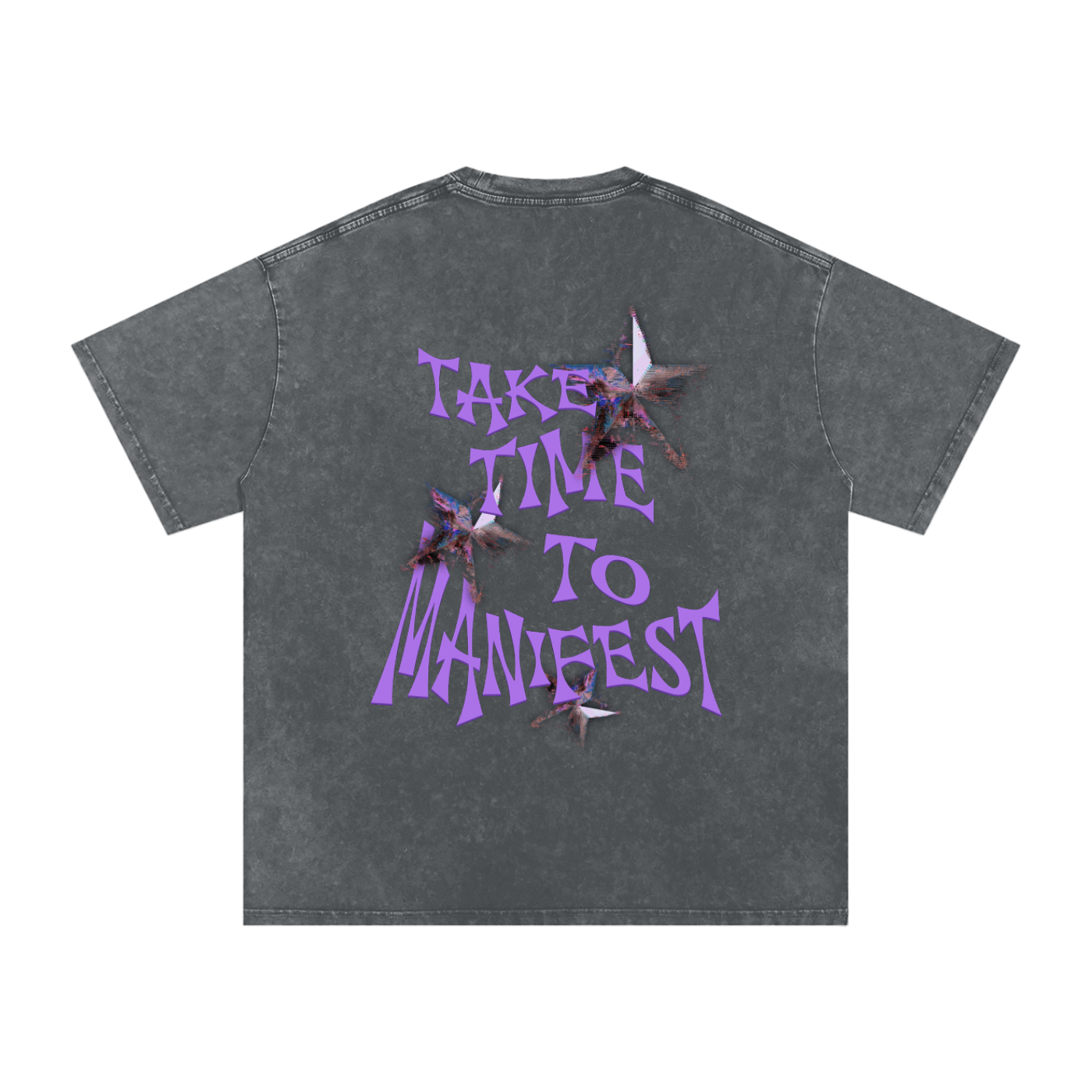 Acid Wash Oversize Graphic Tee - Manifest