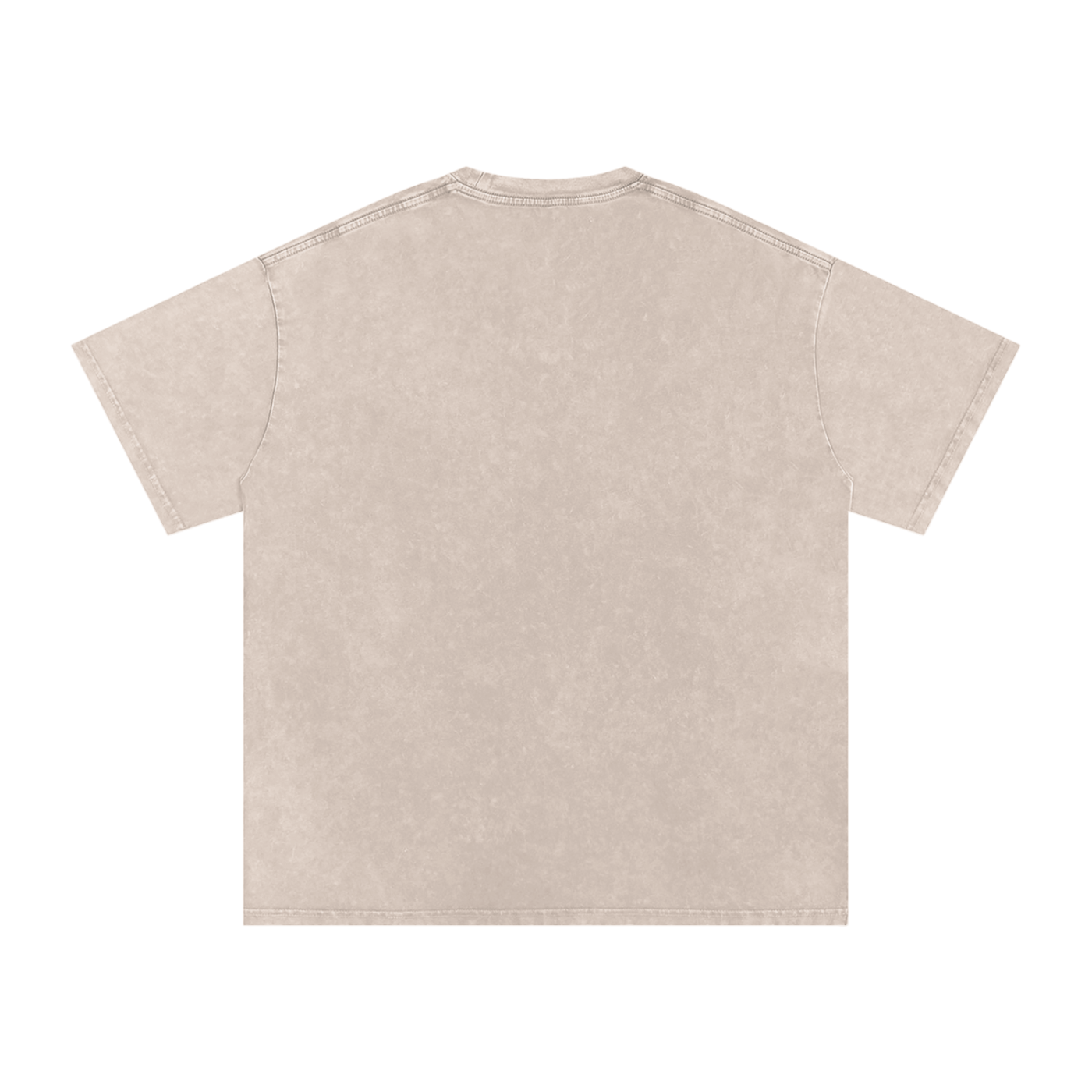 Acid Wash Oversize Graphic T-Shirt - keep aspiring