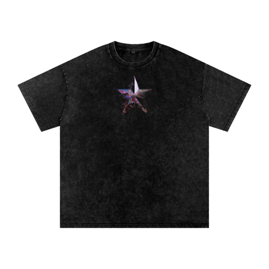 Acid Wash Oversize Graphic Tee - Manifest