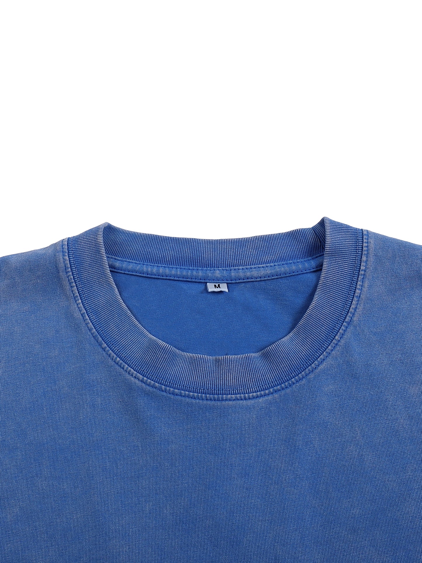 Acid Wash Oversize Graphic T-Shirt - seeking peace