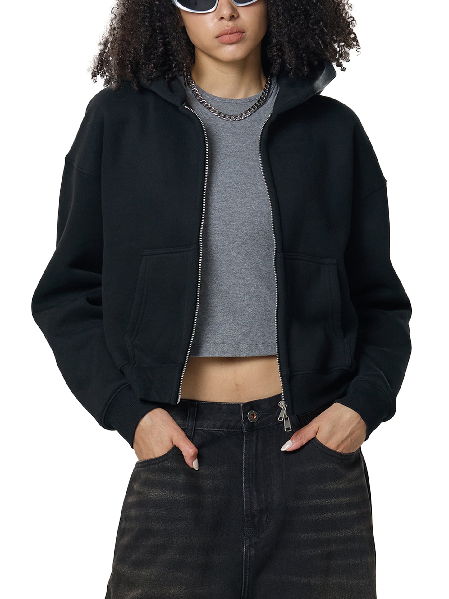 Fleeced Hoodie - asleep