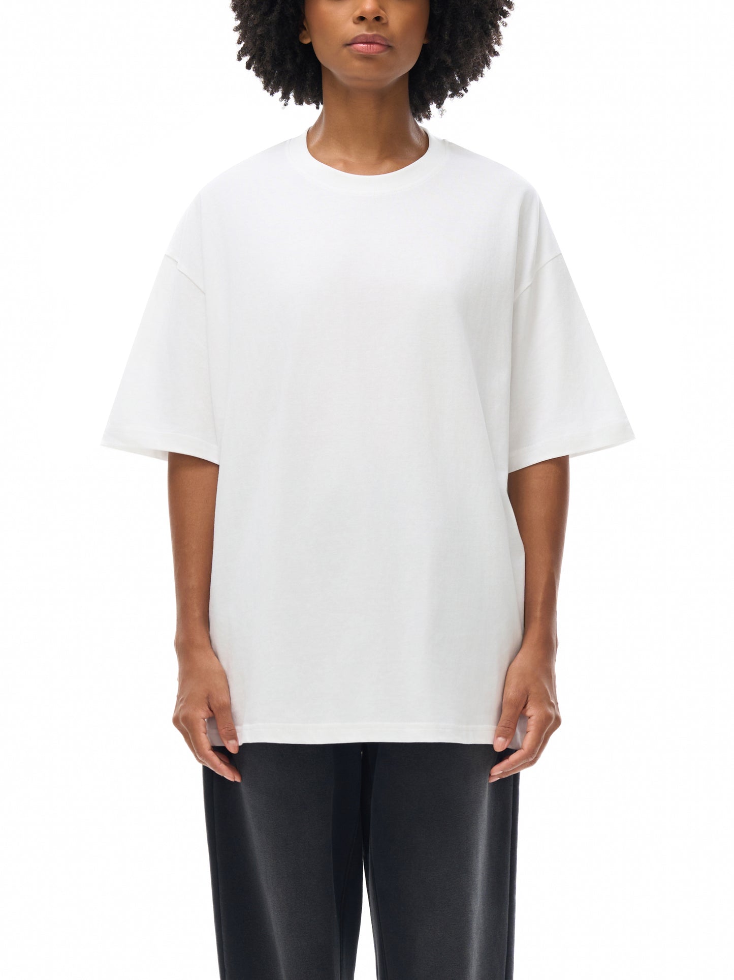 Oversize Deep Drop Shoulder Graphic Tee - Not Far But Getting There