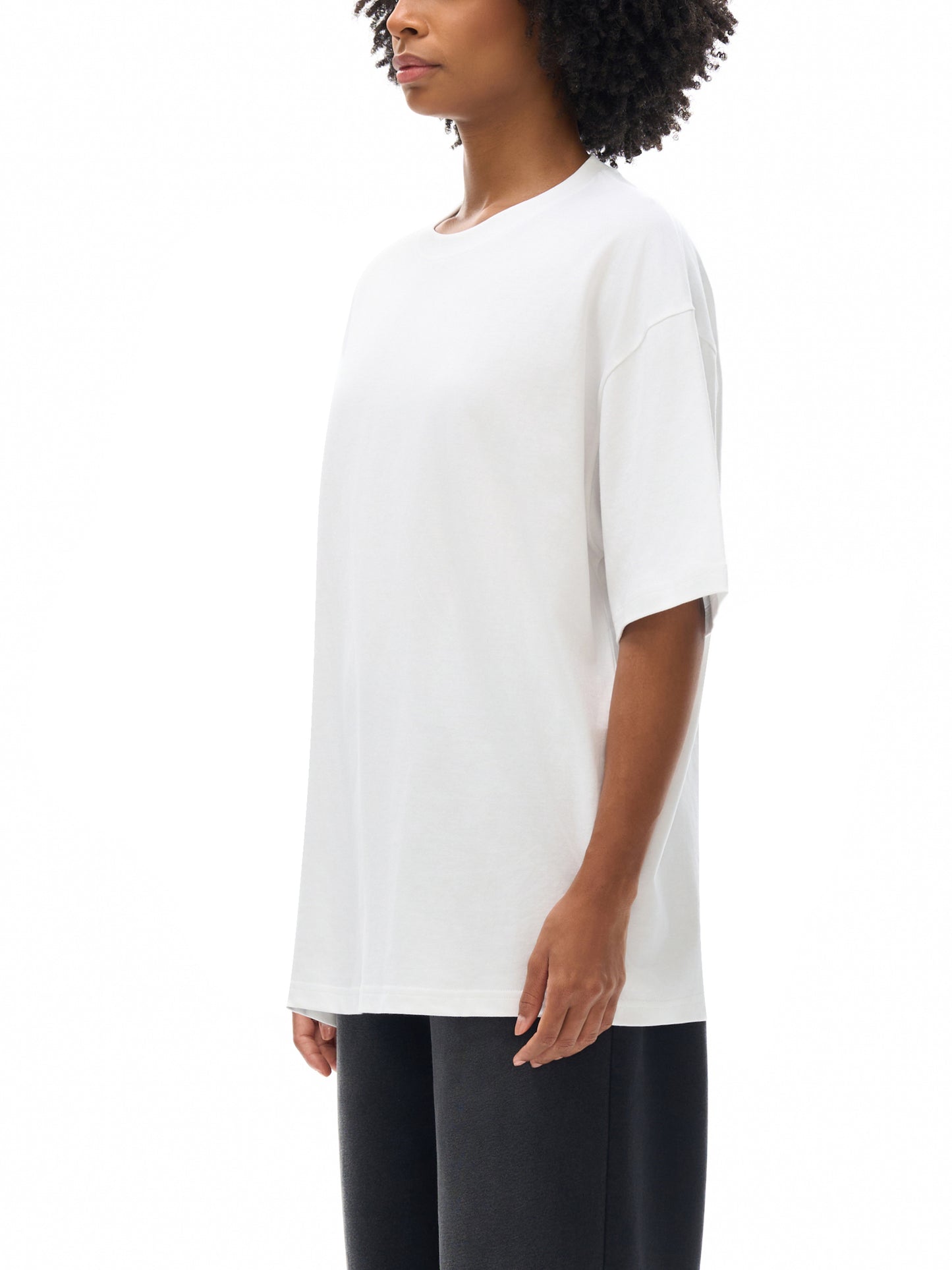 Oversize Deep Drop Shoulder Graphic Tee - Not Far But Getting There