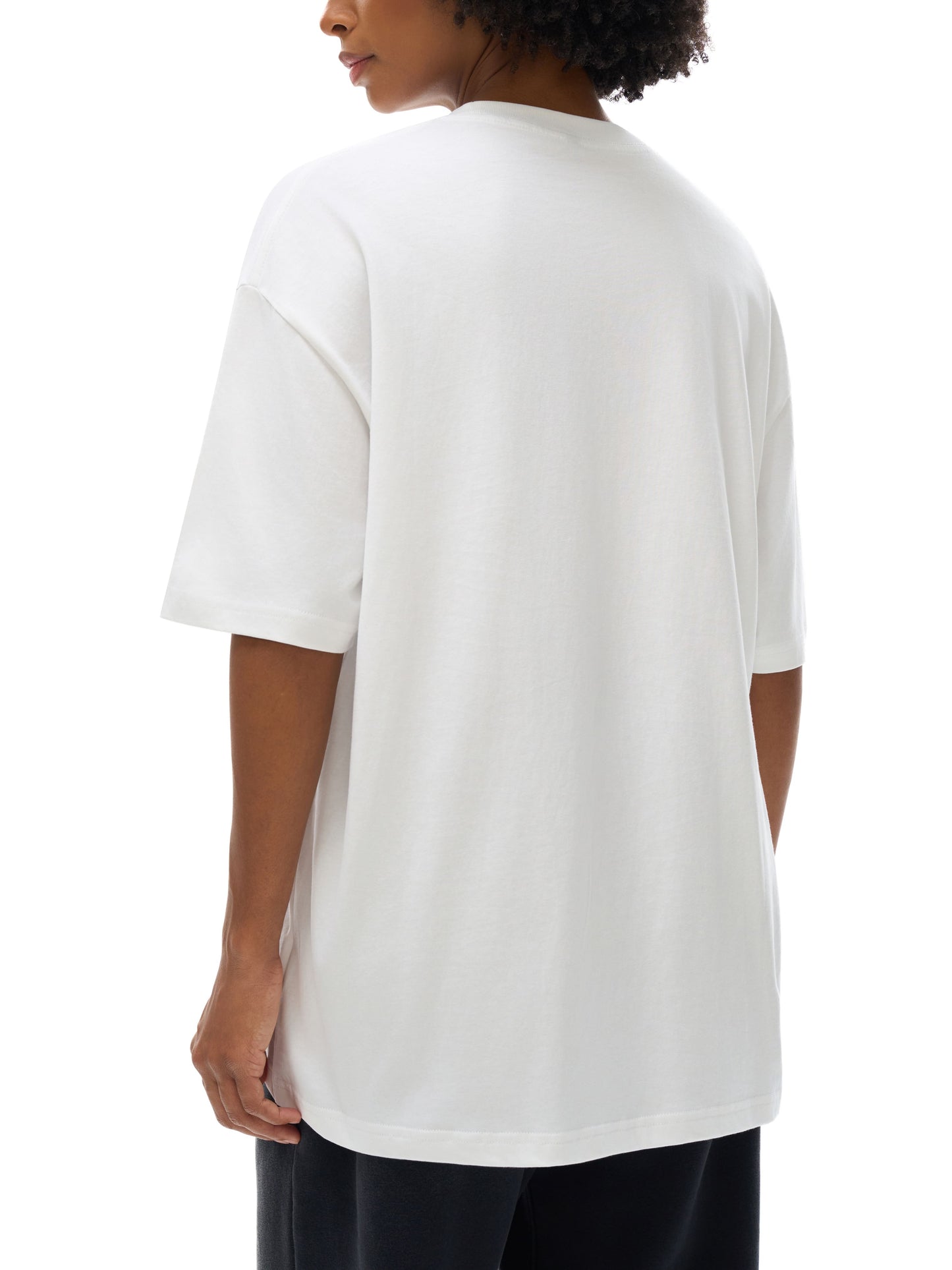 Oversize Deep Drop Shoulder Graphic Tee - Not Far But Getting There