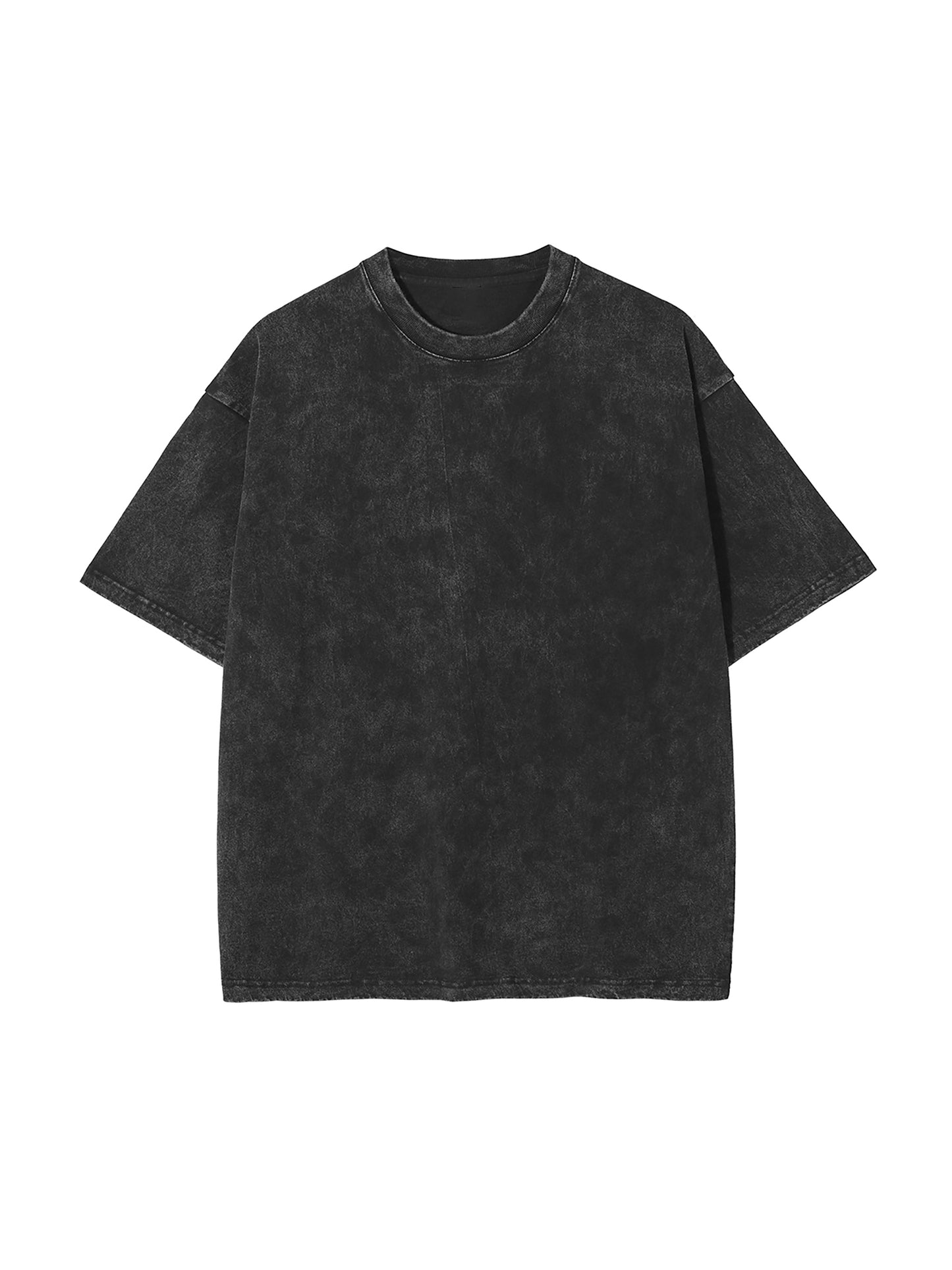 Acid Wash Oversize Graphic T-Shirt - Not Far But Getting There