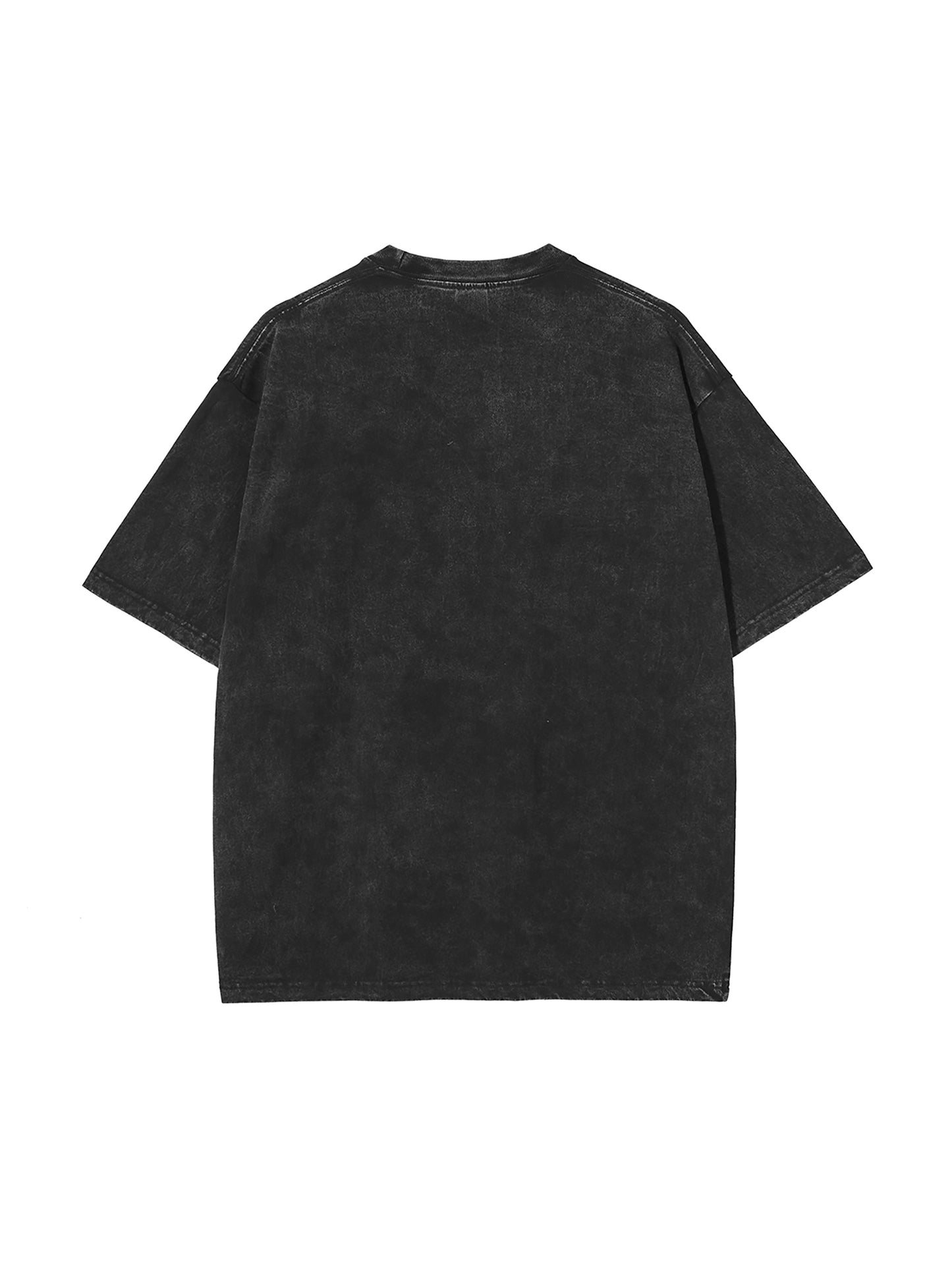 Acid Wash Oversize Graphic T-Shirt - Not Far But Getting There